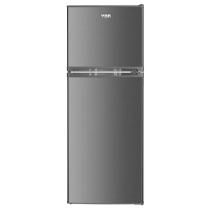 VON VRT-181DRAX Double Door Fridge, Top Mount Freezer- 181L