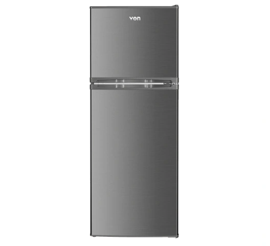 VON VRT-181DRAX Double Door Fridge, Top Mount Freezer- 181L