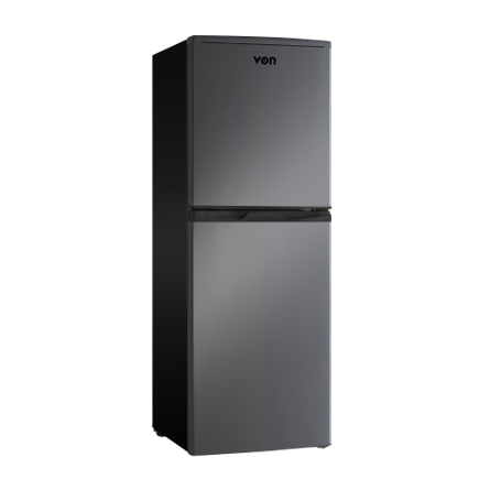 VON VRT-195DRHS Double Door Fridge, Top Mount Freezer- 195L