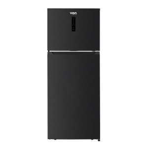 VON VRT-490NVAK Double Door Fridge, Top Mount Freezer, No Frost- 480L