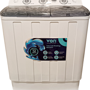 VON VALS-75BWY Twin Tub Washing Machine, white - 7.5KG