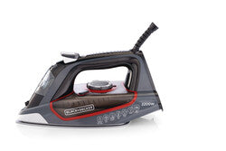 BLACK+DECKER X2050-B5 Ceramic Soleplate Steam Iron - 2200W