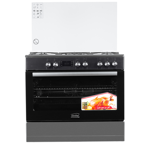 Simfer FREE STANDING 5 Gas + 1 Electric Oven COOKER (9507WEID)