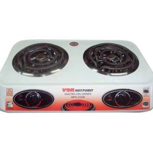 VON HOTPOINT COIL TABLE TOP COOKER 1200W 2 thick coil(HPTC-21CW/VACC0224CW)