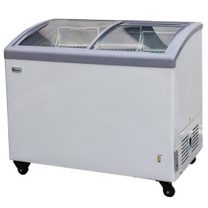 Ramton GLASS TOP CHEST FREEZER, WHITE 208 LITERS-(CF/270)