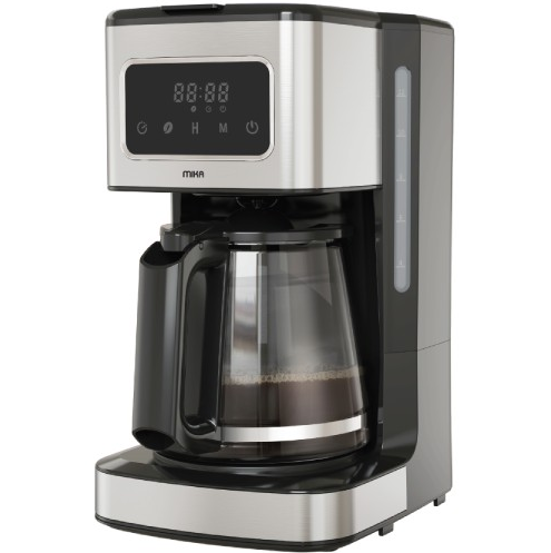 MIKA Coffee Maker, Digital,1.8L 12 Cups, 1000W, (MCMD2002BS)