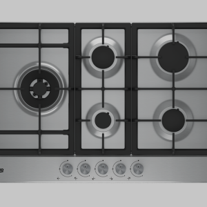 Beko 4Gas + 1 Wok Gas Hob (HQAW 75225 SX)