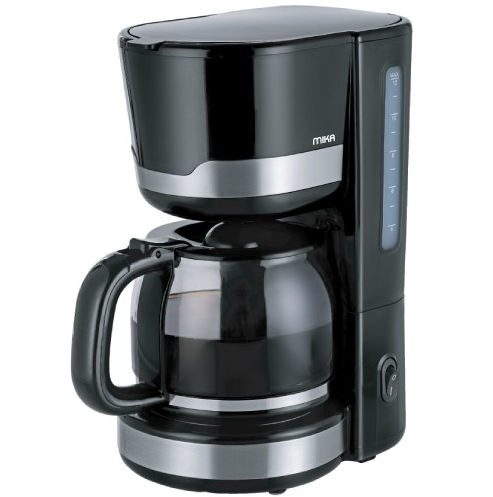 MIKA Coffee Maker, Digital,1.5L 12 Cups, 1000W, (MCMM1002BS)