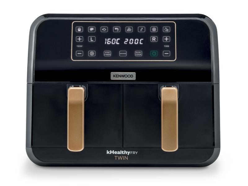Kenwood Dual Air Fryer – 4L+4L( HFP70.000BK)