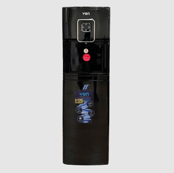 Von Bottom Loading Water Dispenser Compressor Cooling – Black (VDC-301CLK)