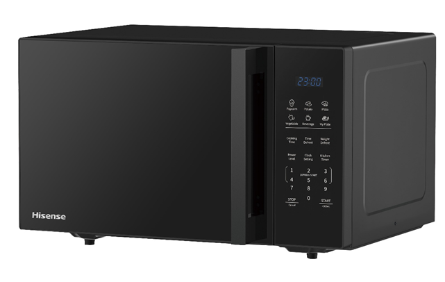 Hisense H25-MOBS7H Digital Solo Microwave Oven, 25L - Black