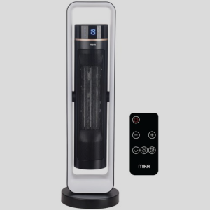 MIKA Tower Ceramic Heater, 1500W-2200W with Remote(MH202R)