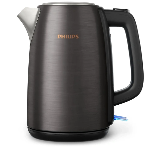 Philips Plastic Kettle – 1.7L, Black & Copper(HD9352/31)