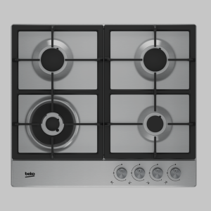 Beko 3 Gas + 1 Wok Gas Hob (HQAW 64225 SX)