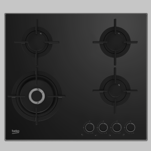 Beko 3 Gas + 1 Wok Gas Hob (HCL W64222S)