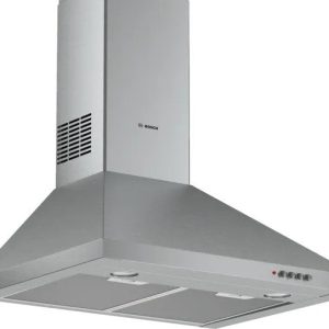 Bosch DWP64CC50Z Chimney Wall Mounted Built In Hood, 60cm - Stainless Steel
