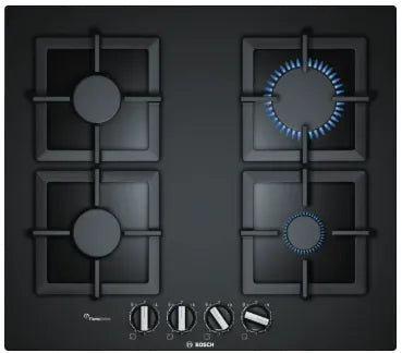 Bosch PPP6A6I40O Built In Hob 4 Gas 60CM - Black