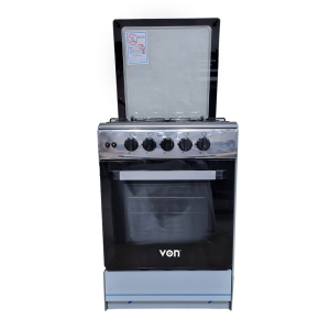 VON HOTPOINT 4 Gas Cooker – Silver (5534 SILVER)