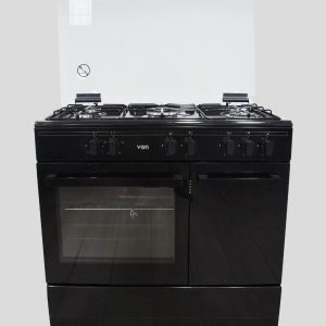 VON Freestanding Cooker – 5 Gas Burners, Enamel Pan Support(VCF965031NSK)