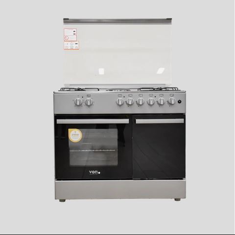 Von Cooker 4 Gas + 2 Electric – Silver(VCF964241NFS)