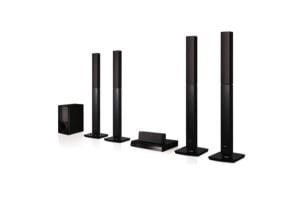 LG LHD657 1000W 5.1Ch DVD Home Theatre System, 4 Tallboys, Bluetooth