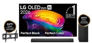 65 inch LG OLED evo AI C6 4K Smart TV 2026 + Get free S7OTY Soundbar and A TV Bracket