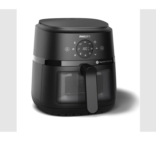 Philips Essential Air Fryer – 6.2L, Black(HD9270/91)