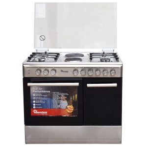 RAMTONS 4GAS + 2 ELECTRIC 90X60 INOX COOKER-(RF/498)