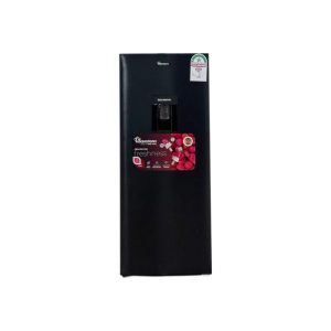 Ramtons 183LT SINGLE DOOR FRIDGE WITH DISPENSER SILVER- (RF/296)