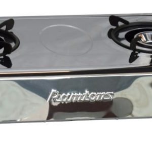 RAMTON GAS COOKER 2 BURNER STAINLESS STEEL(RG/538)