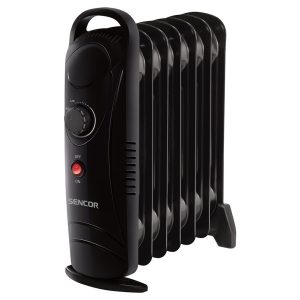 SENCOR ELECTRIC OIL FILLED RADIATOR HEATER 700W(SOH 2107BK)