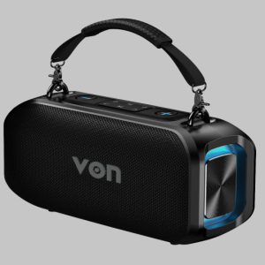 Von Bluetooth Portable Party Speaker IPX5 20W – Black(VPS20X5LEK)
