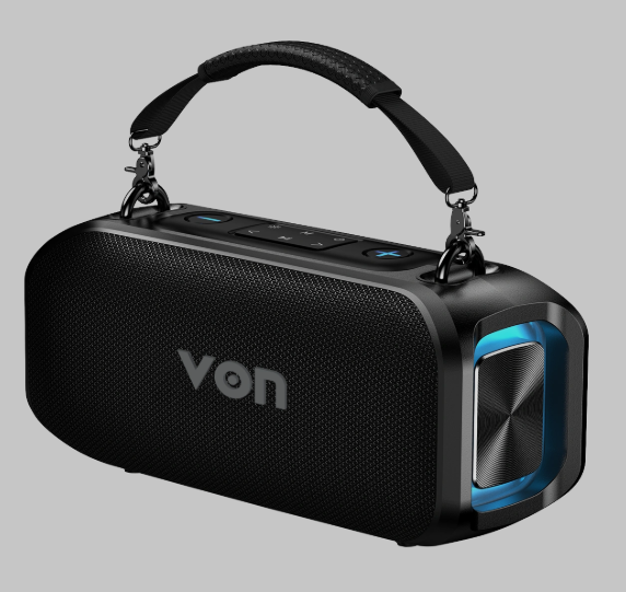 Von Bluetooth Portable Party Speaker IPX5 20W – Black(VPS20X5LEK)