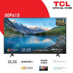 TCL P615 50 Inch 4K UHD Android TV