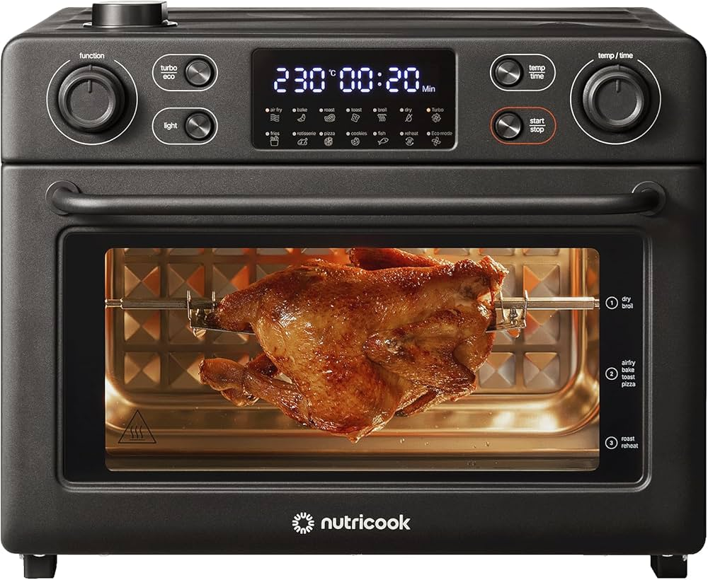 Nutricook AFTO330K Air Fryer Toaster Oven