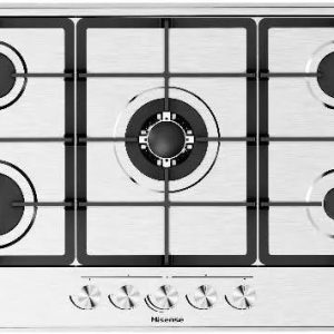 Hisense HGH951SS01 Built In Hob 5 Gas, 90CM - Stainless Steel
