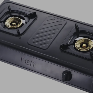 Von Table Top 2 Brass Burner – Black (VCT2BWGT)