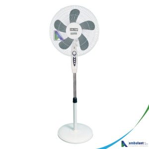 Solstar 16 Inch Stand Fan With REMOTE(FSR1691U-WH SS)