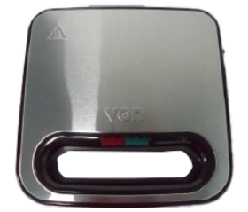 Von Sandwich Maker 2 Slice, 750W – Stainless Steel(VSM211AX)