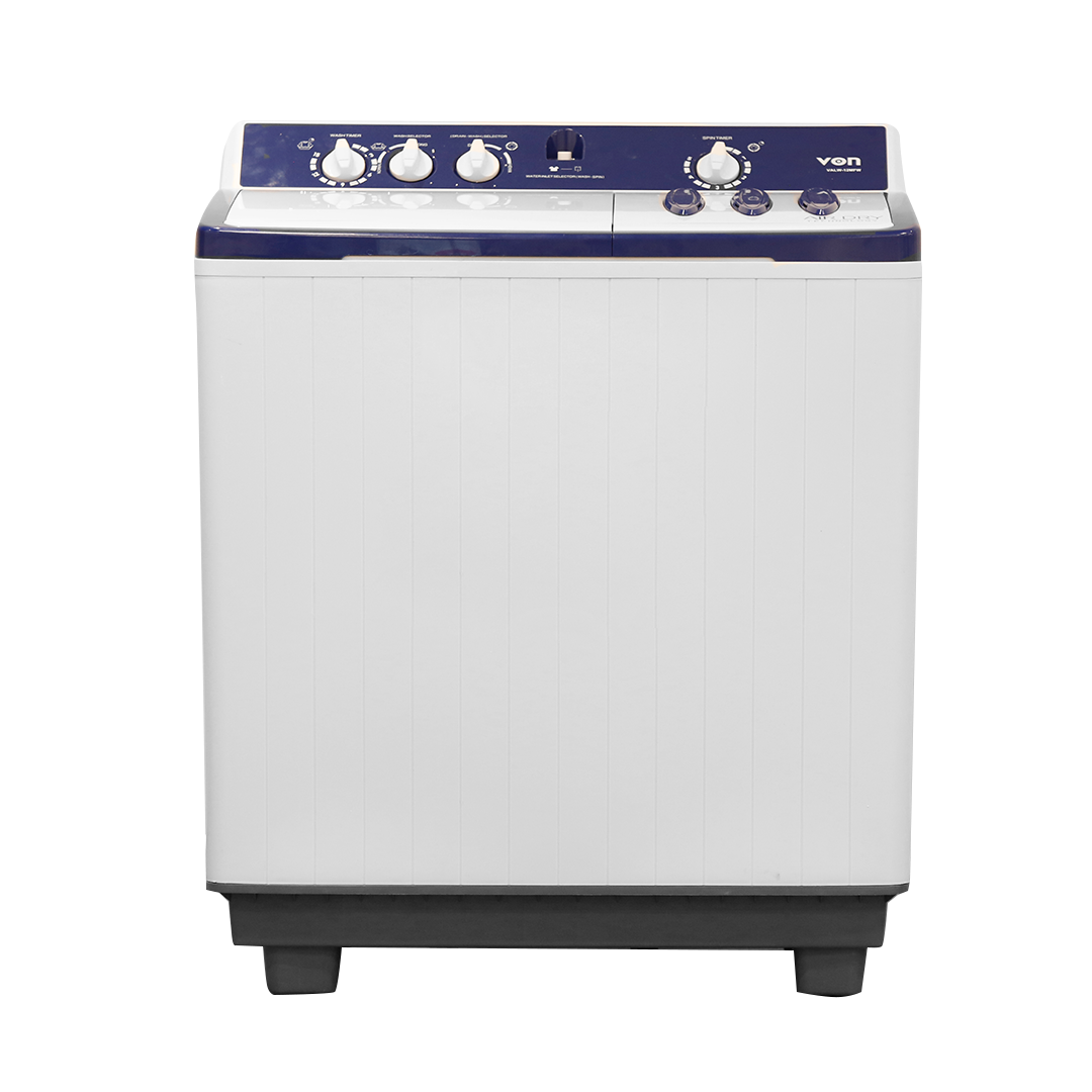 VON Twin Tub Washing Machine, White 10KG(VALW-10MFW)